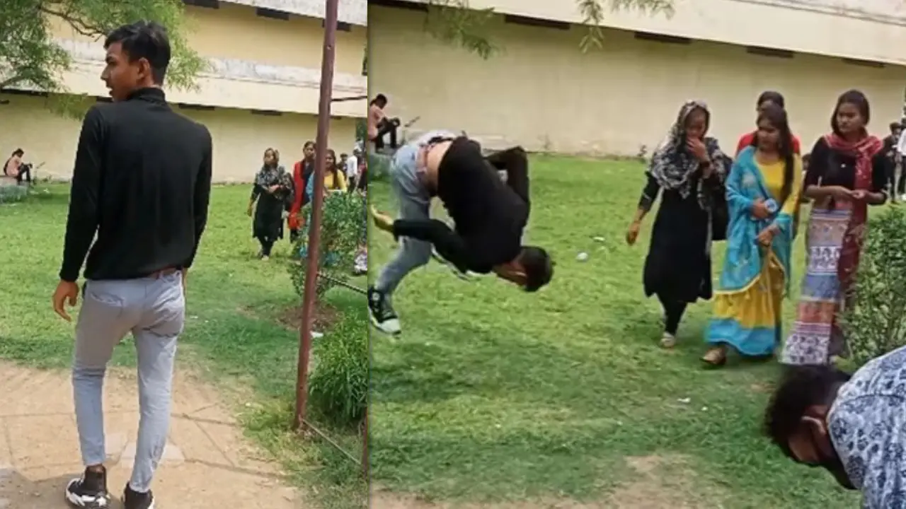 Backflip video viral