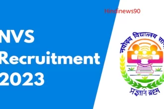 NVS Recruitment 2023