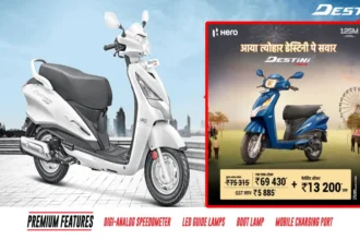 Hero Destini Prime scooter, Hero Destini Prime 125 CC, Hero scooter EMI offer, Destini Prime scooter features
